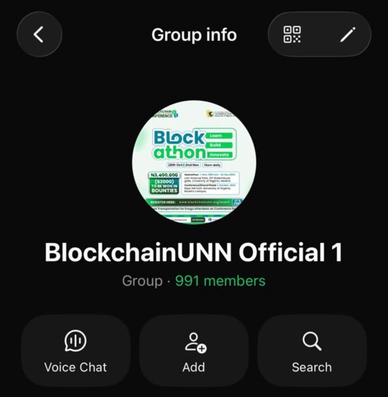 BlockchainUNN WhatsApp community