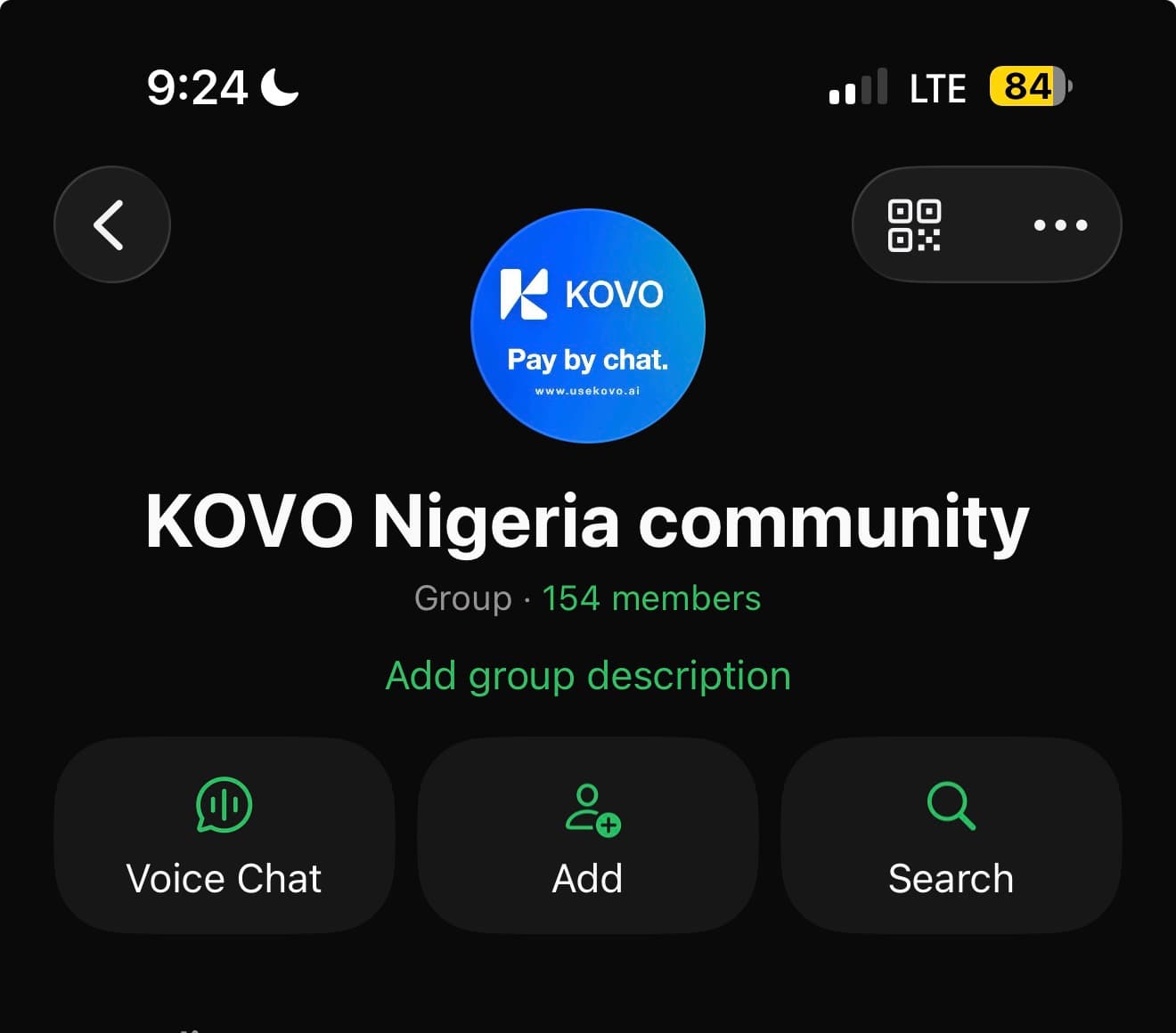 KOVO Nigeria community, built from scratch: 154 members