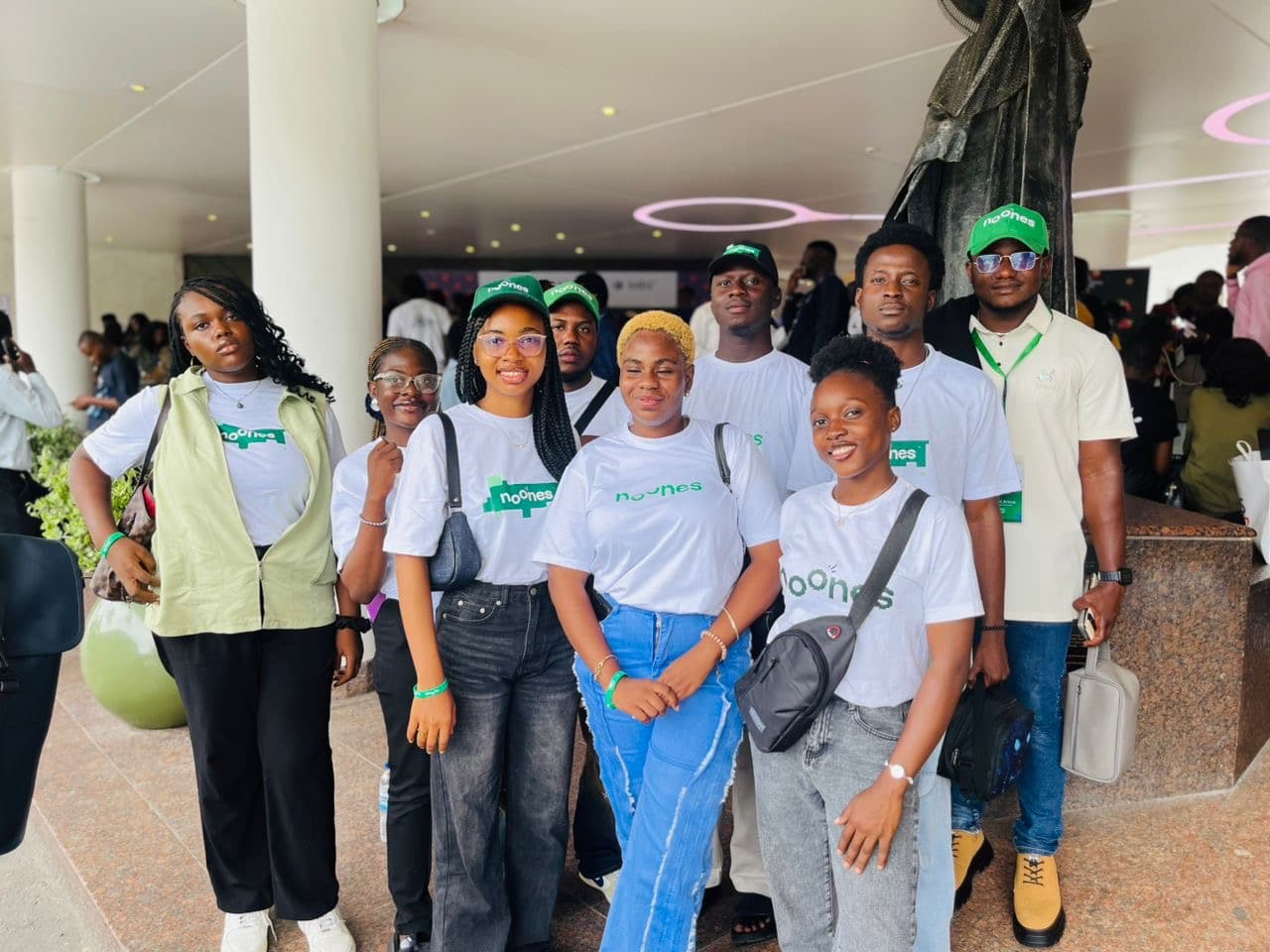 Team after a successful onboarding at the Lagos Trust Ekong Foundation match
