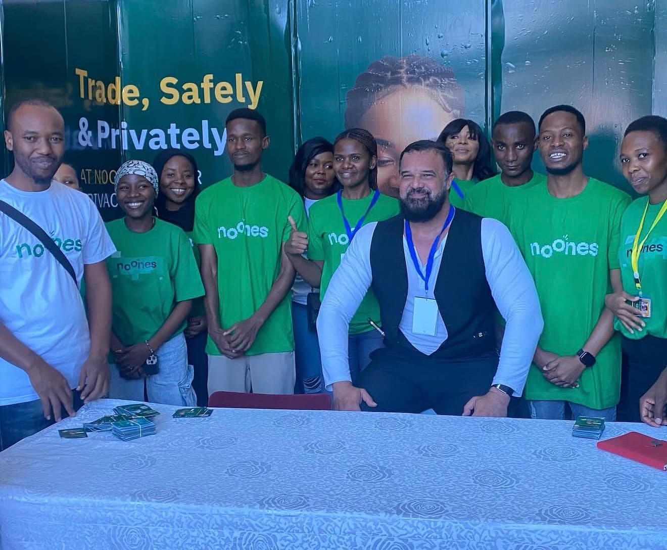 NoOnes CEO at the flagship Tanzania event