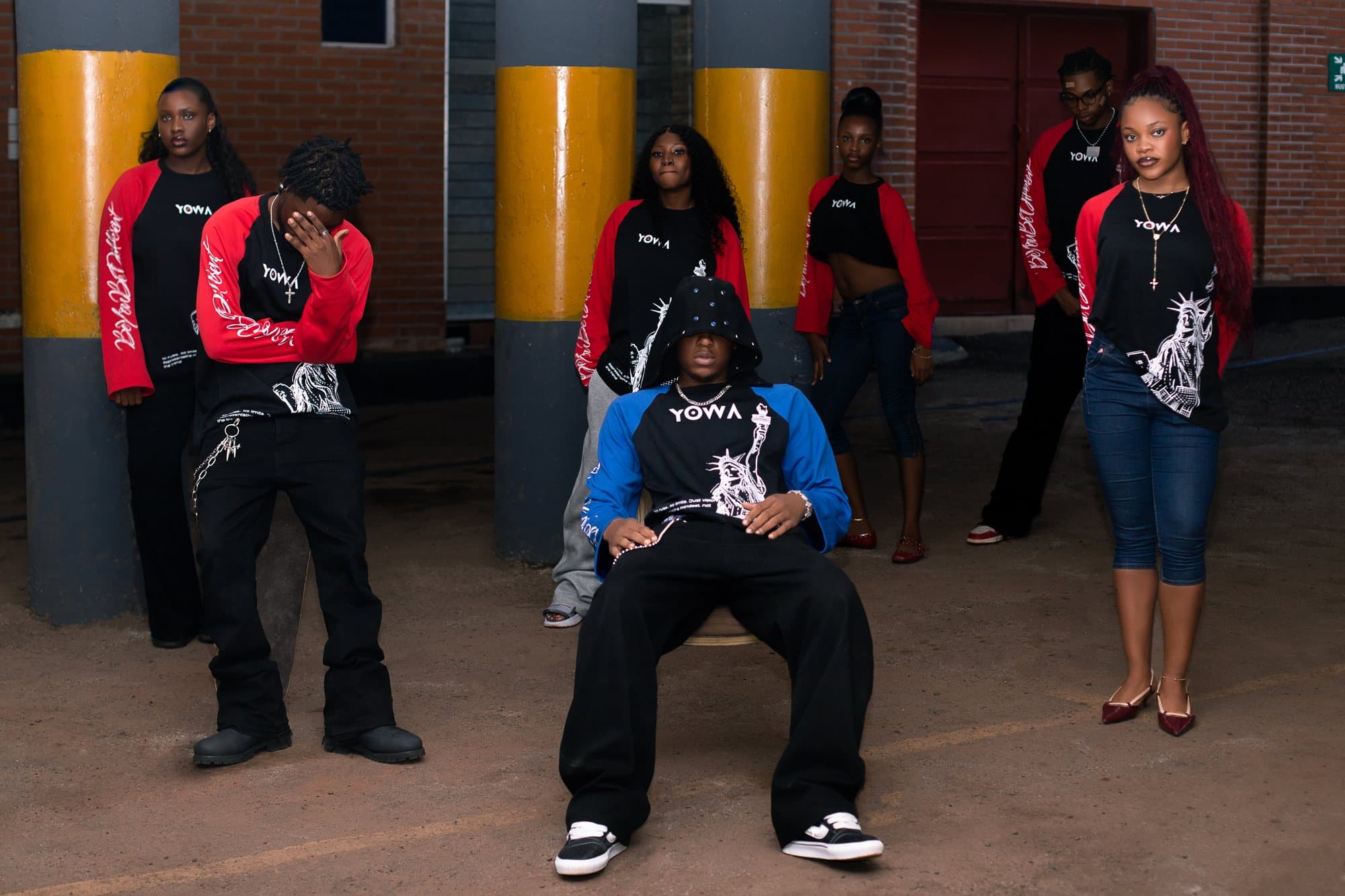 YOWA Liberty drop photoshoot, directed by Cyprian