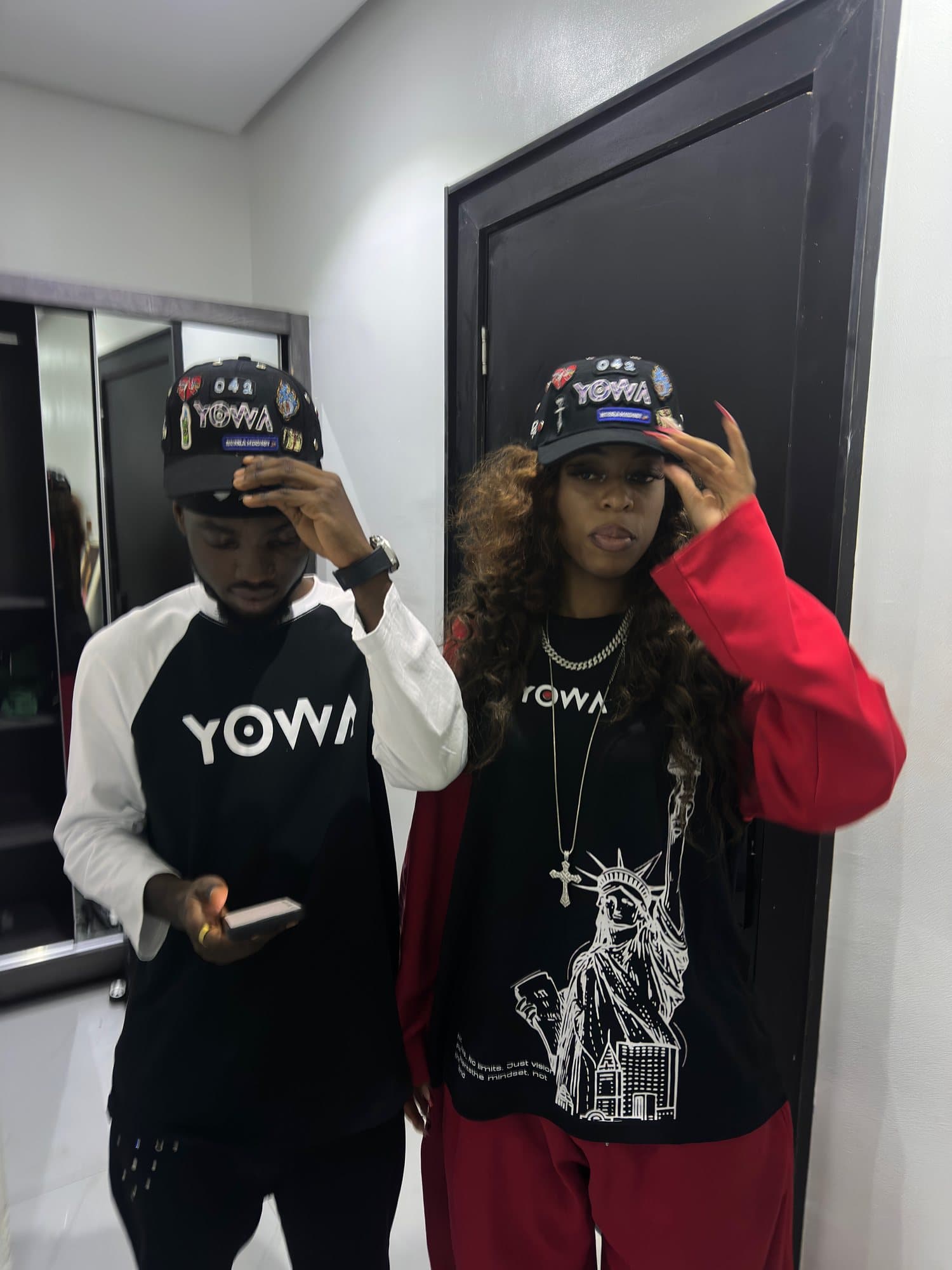 The team in the YOWA Liberty tee